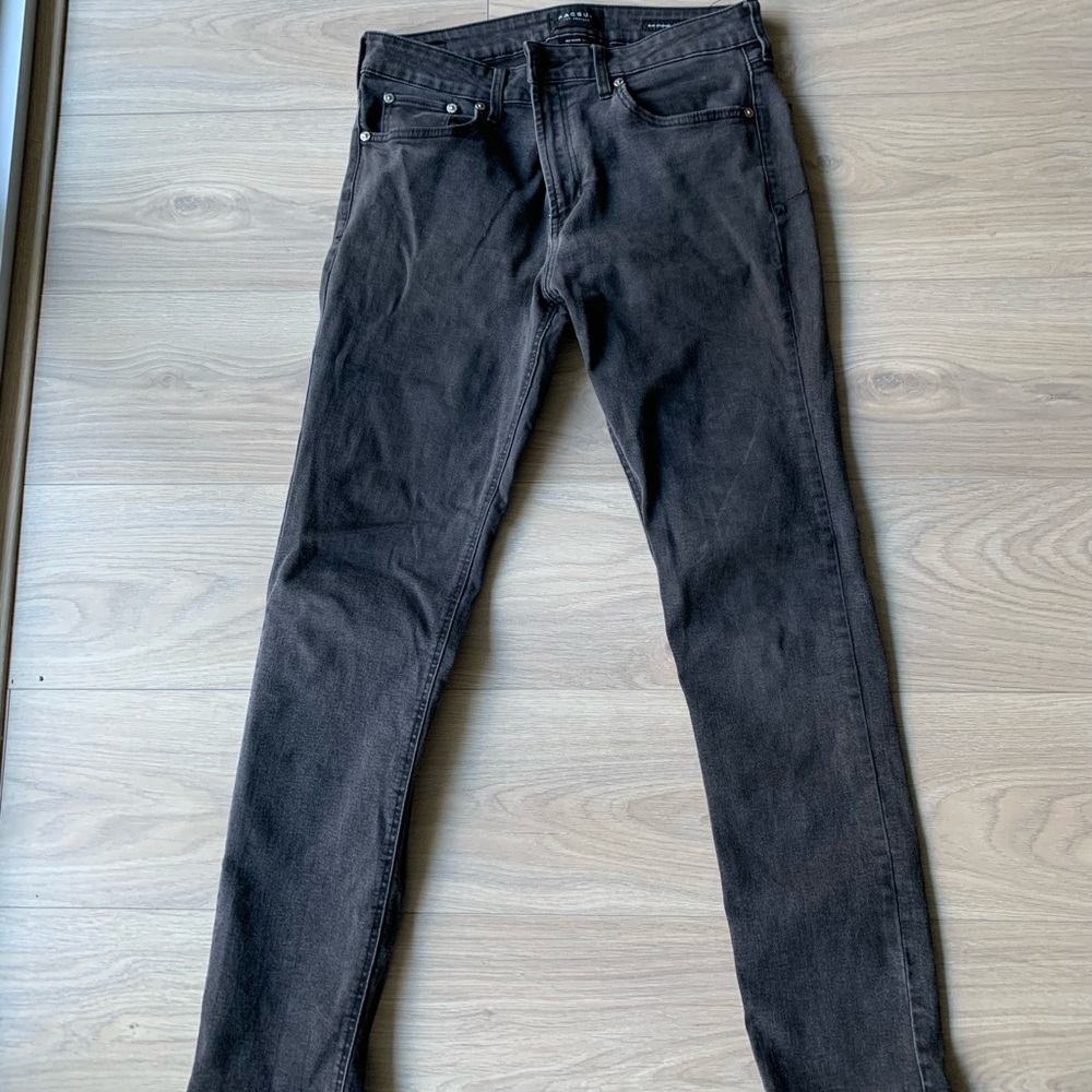 Mens PacSun slim straight 33x32 black jeans